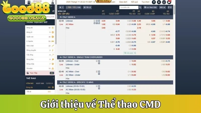 Giới thiệu về Thể thao CMD
