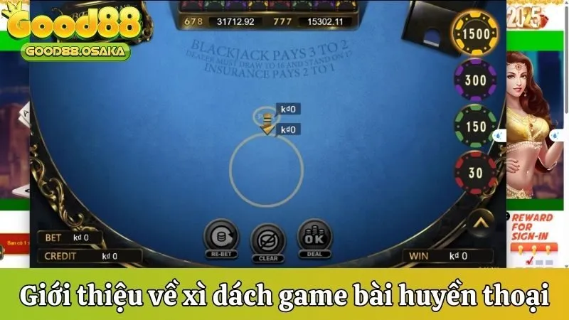 Giới thiệu về Xì dách game bài huyền thoại