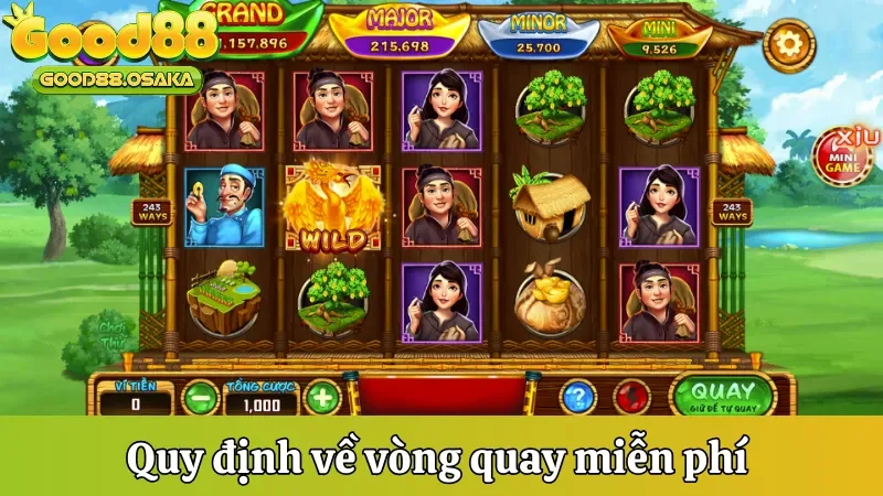 Quy định về vòng quay miễn phí hấp dẫn trong trò chơi